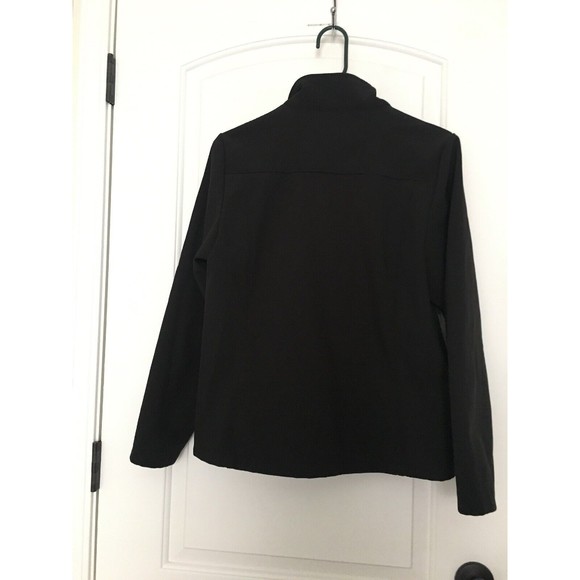 Food Lion Women’s Zip Up Employee Jacket Coat Size Medium Black Work Wear - Picture 5 of 7